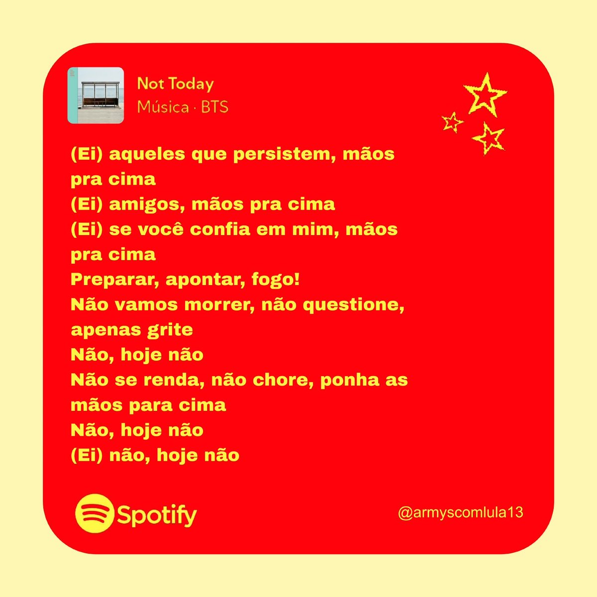 ARMYSCOMOLULA's tweet photo. Não é sobre colocar um rótulo no BTS, é sobre ouvir o que eles próprios dizem. Em suas músicas e discursos, falam sobre desigualdade, juventude, pressão social, amor-próprio e questionar o mundo. Quer entender um artista? Comecem a ouvir o que ele canta.

#Armyscomlula https://t.co/7FBCFQF8r5