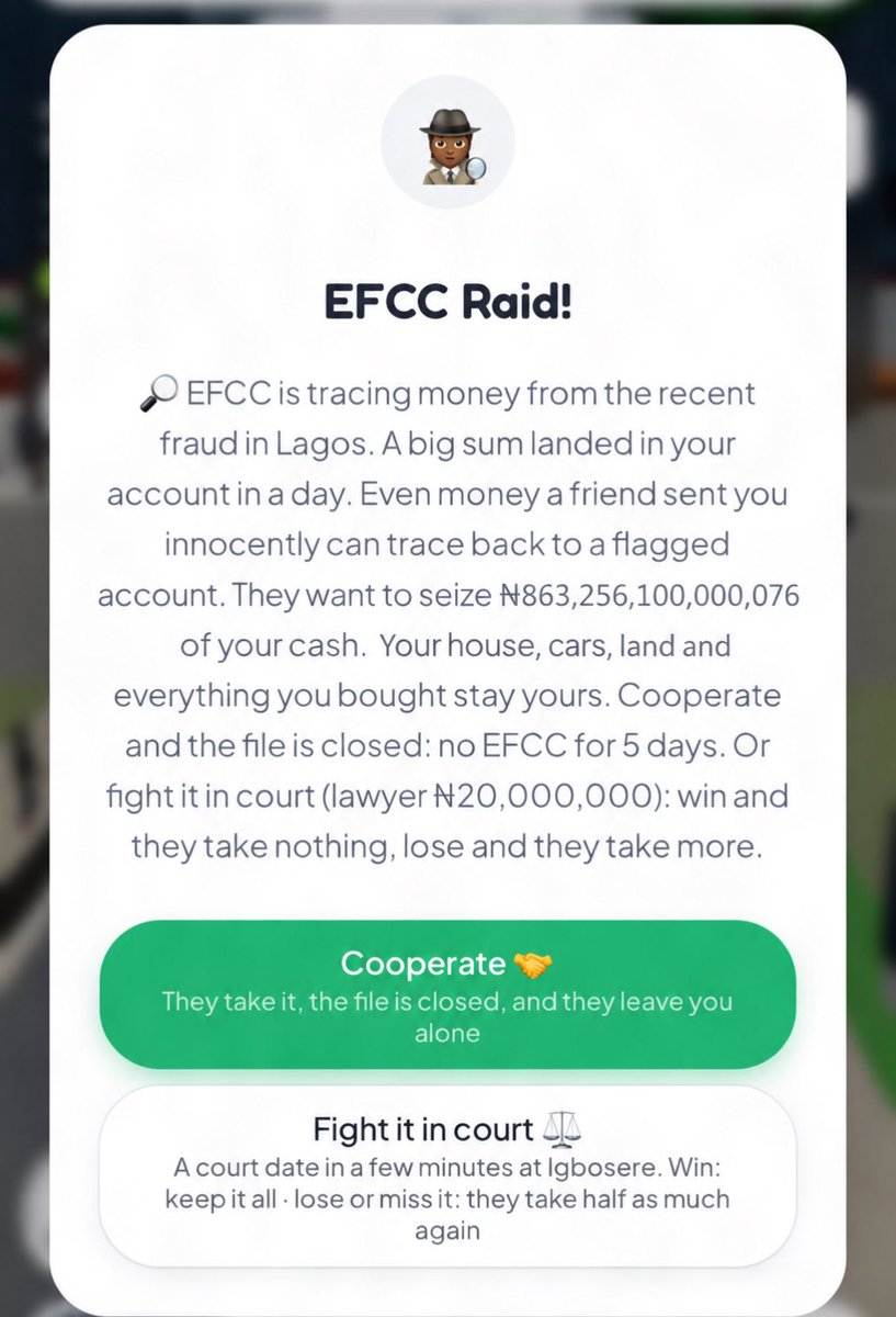 beebrain123's tweet photo. game over???? 😂💔

who reported me to EFCC?

you guys really want to bring Mr Barry of Lagos Life down by all means 😭

the Lagos Life funding was getting too serious, abi? https://t.co/hsp5Bw2rnC