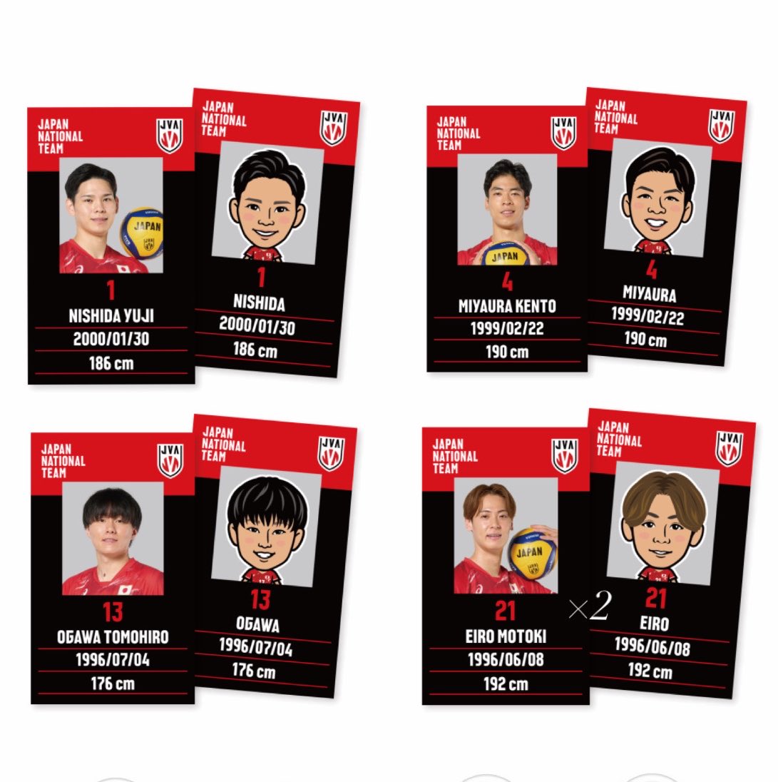 stamwcool_14's tweet photo. 2026 バレーボール男子日本代表ガチャ 第4弾 モバガチャ 交換/買取

【譲】画像
【求】石川 または 買取 ※比率違いも検討いたします

郵送または都内手渡し希望

お心当たりのある方はdmまたはリプにてご連絡ください。 https://t.co/IM8bMfiFNS