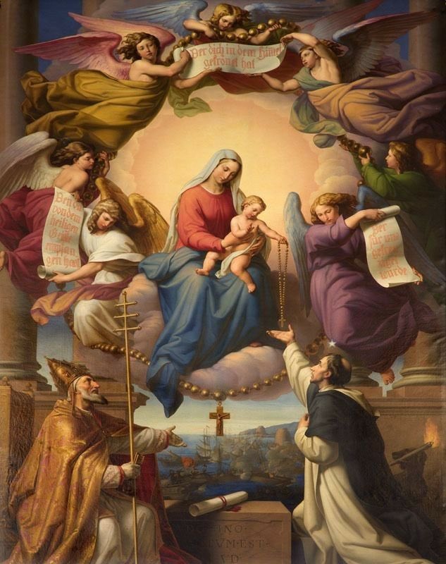 realDaveReilly's tweet photo. Never forget the Battle of Lepanto, October 7, 1571. The Holy League crushed the Ottoman fleet in the Gulf of Patras. Pope Pius V credited the victory to Our Lady of the Rosary, whose intercession was sought across Europe, and the day became her feast. A naval check on Ottoman expansion in the Mediterranean.