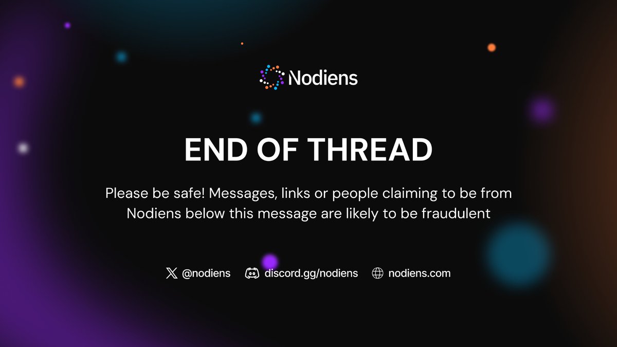 nodiens's tweet photo. Disclaimer: The prize pool starts at $3,000. Nodiens reserves the right to expand or remove it. 

Subject to the General Campaign Terms. https://t.co/MstuaQ1nuA