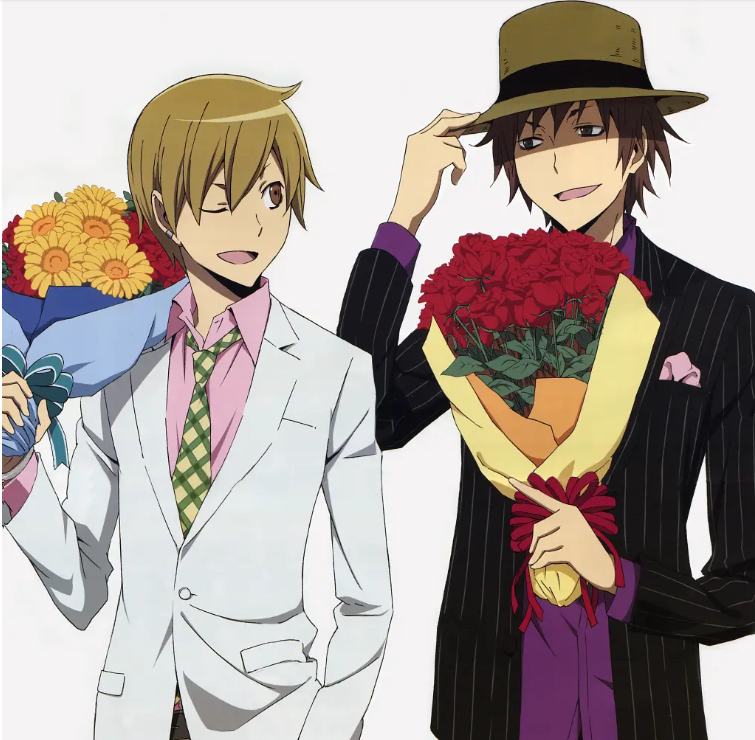 TheDoIIars's tweet photo. Day 279 #Durarara!!365

Masaomi &amp; Chikage sports fashionable wears &amp; carry some flowers to give to a few lucky ladies!❀❀  #FlowerDay❀❀ https://t.co/v5VIuOHNzp