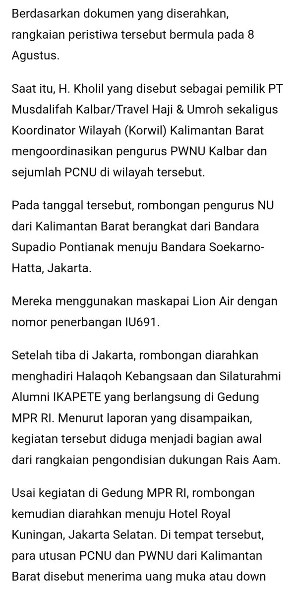 AhlulQohwah's tweet photo. Jubir KPK menyatakan telah menerima pengembalian uang dari PCNU Sekadau, Kalimantan Barat, dan memastikan akan memproses laporan dugaan politik uang di  Muktamar NU

Ada yg malem ini mulai ga bisa tidur nih kynya,

@achmadnas99
@ainunnajib
@kangwaqfi2
@Stakof

https://t.co/3yakmfxRJC