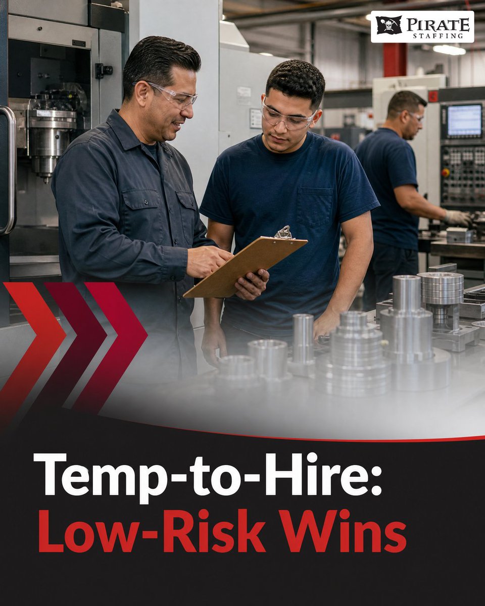 StaffingPirate's tweet photo. A résumé only tells part of the story. Temporary-to-hire staffing lets you assess someone on the job before making a permanent hiring decision.

Explore the option: https://t.co/ogD6cBV9mt https://t.co/aqWfJxlcYo
