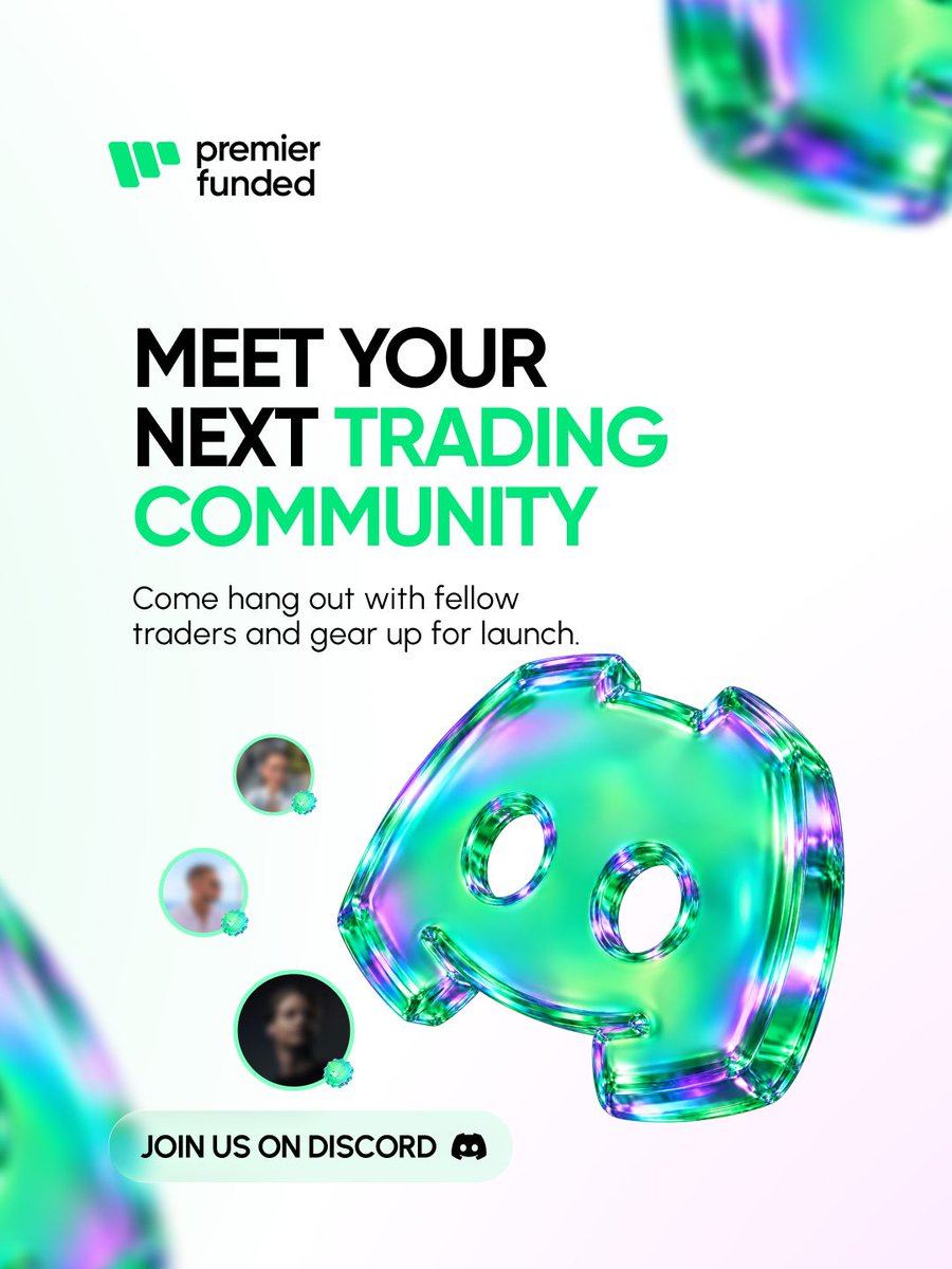 fundedpremier's tweet photo. Pull up a seat!

The Premier Funded Discord is open. Talk trades, ask questions and get ready for launch together.

Discord link's in our bio.

#PremierFunded #TradingCommunity #TradersConnect https://t.co/9scXKLVWhH