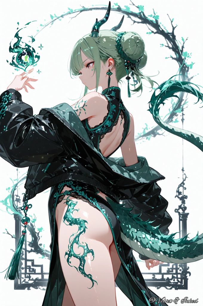 Velvet_Inked's tweet photo. 💚 #AIイラスト https://t.co/yHX0cT9emY