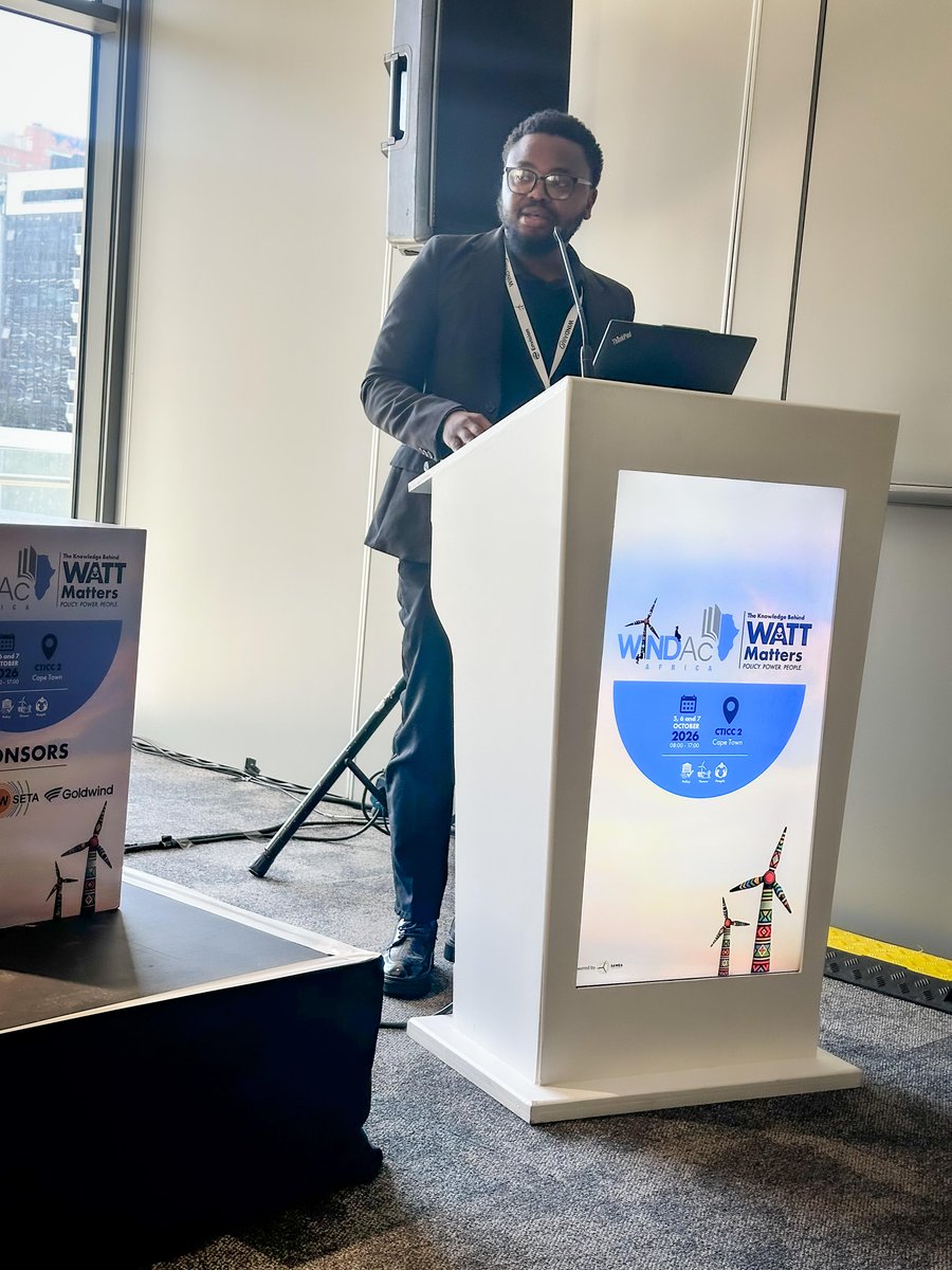 ewseta's tweet photo. The energy transition needs more than infrastructure. It needs people with the right skills.

Ayanda Ntombela explored this through conversations at #Windaba2026 and #WindAcAfrica2026.

#EWSETA #SkillsDevelopment #PowerUp https://t.co/6S9ArqKdHU