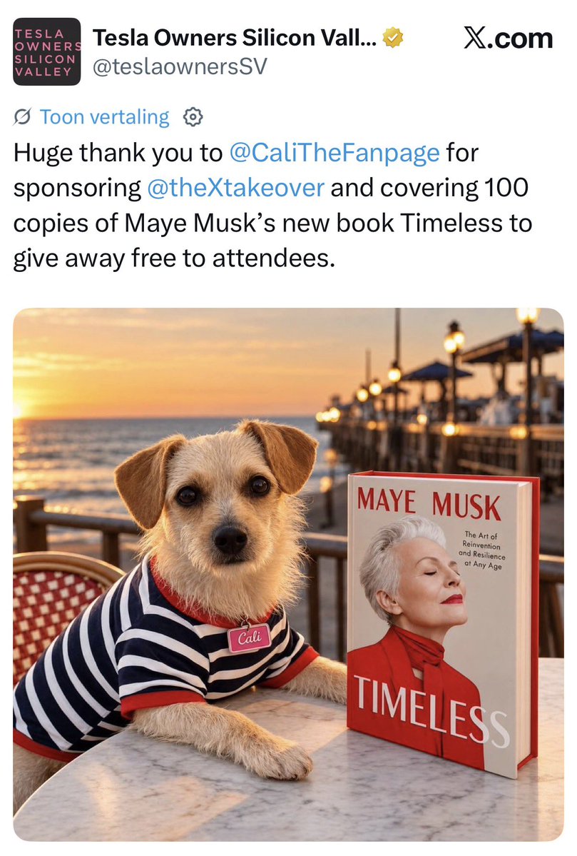 ToeriuX's tweet photo. Calling $CALI a “scam” as if it’s a proven fact while promoting your own coin in the exact same post is ridiculous. 😂

People threw the word “scam” at SHIB and countless other projects too. FUD alone proves nothing.

Meanwhile, @teslaownersSV publicly thanked @CaliTheFanpage for sponsoring @theXtakeover and covering 100 copies of @mayemusk book for attendees. That’s public — not speculation.

So bring evidence, not accusations.

We’ll see where $CALI stands when the dust settles.