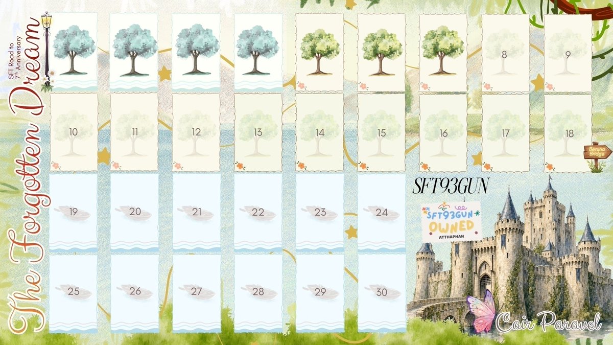 SFT93GUN's tweet photo. 07 Oktober 2026 – Spring 

✅ Level 7
🌸 7 Stamp
💎 +7 https://t.co/LNfAPpGtwH