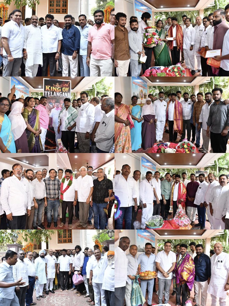 YadavTalasani's tweet photo. On the occasion of my birthday, leaders, party workers and supporters from Sanath Nagar, Secunderabad Cantonment, Karwan and Dilsukhnagar constituencies visited my camp office and conveyed their warm wishes. I sincerely thank everyone for their affection and goodwill. https://t.co/rZnSZjA7BX