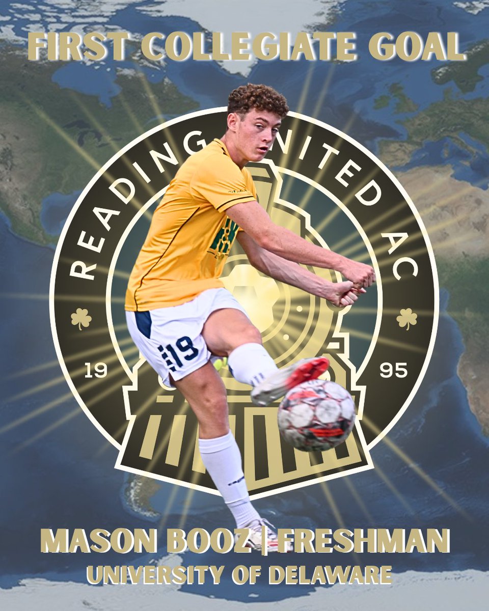 ReadingUnited's tweet photo. Congrats to UDel Midfielder Mason Booz on his First Collegiate Goal!!! ⚽️🎉
Booz Scored his First Goal on September 4th in a 4-3 loss to Maryland!!!
This past summer Mason played for our USL2 team!!!
#DefendThe610 #RUAC
#USL2 #PathToPro
@DelawareMSOC https://t.co/KZ7SKAjneB