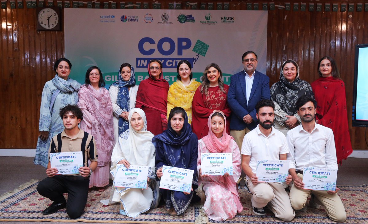 Y4C_Pk's tweet photo. Their Journey to Climate Action Starts Now! 🌍 Meet the selected winners of COP in My City 2026 GB Conclave!
#youth4climate #climatechange #COPinMyCity2026 #winners https://t.co/ttztrZtnZi