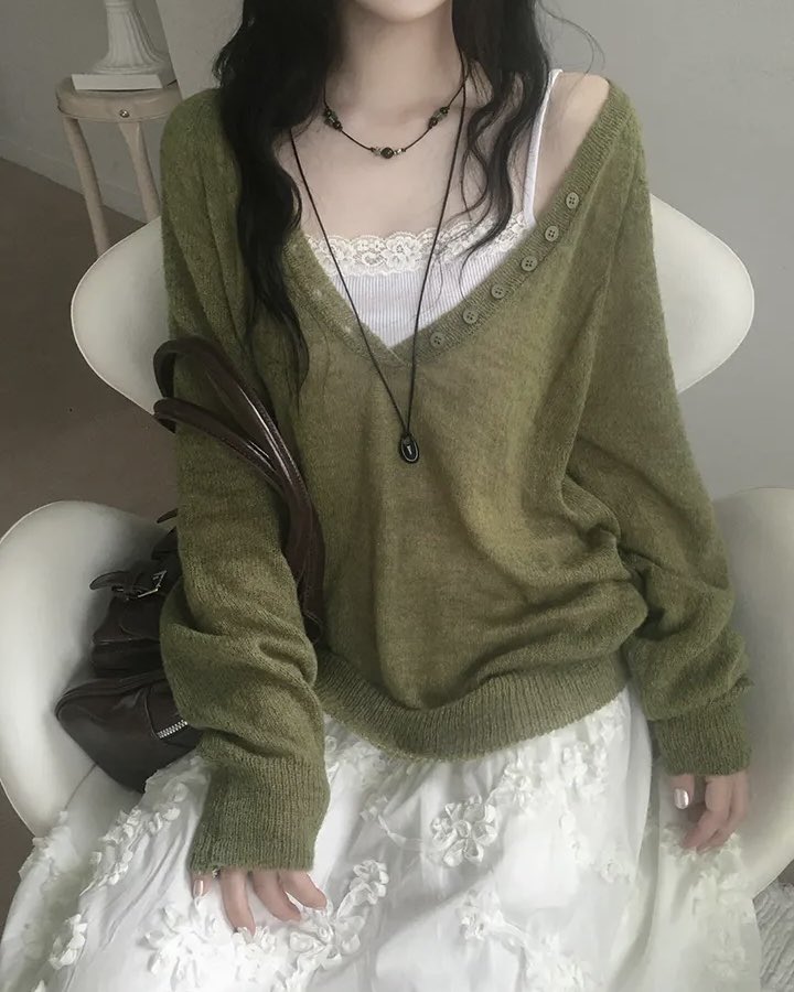 uzadew's tweet photo. 카키 + 화이트 레이스나시 조합도 ㅈㅉ예쁨.. https://t.co/hICPI6rzRU
