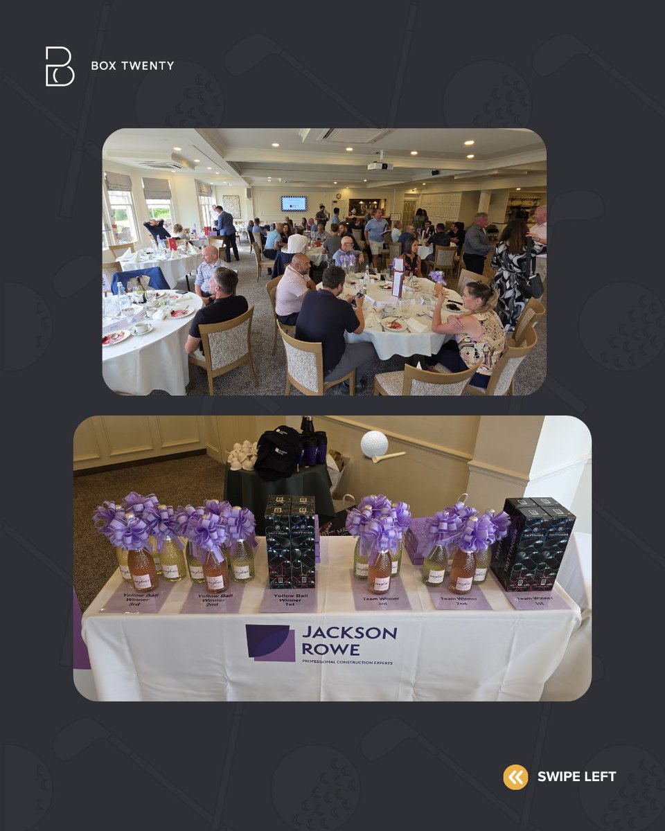 _BoxTwenty's tweet photo. A fantastic day at Tyrrells Wood! ⛳

Despite the mix of sunshine and showers, it was great to enjoy some friendly competition and catch up with colleagues, clients and friends.

A big thank you to the organisers for putting together such a great event, and to everyone who joined us and made it such an enjoyable day.

Great to step away from the office, enjoy the course and spend time with familiar faces. We’re already looking forward to next year!

📸 A few highlights from the day below.

#GolfDay #Networking #TyrrellsWood #Construction