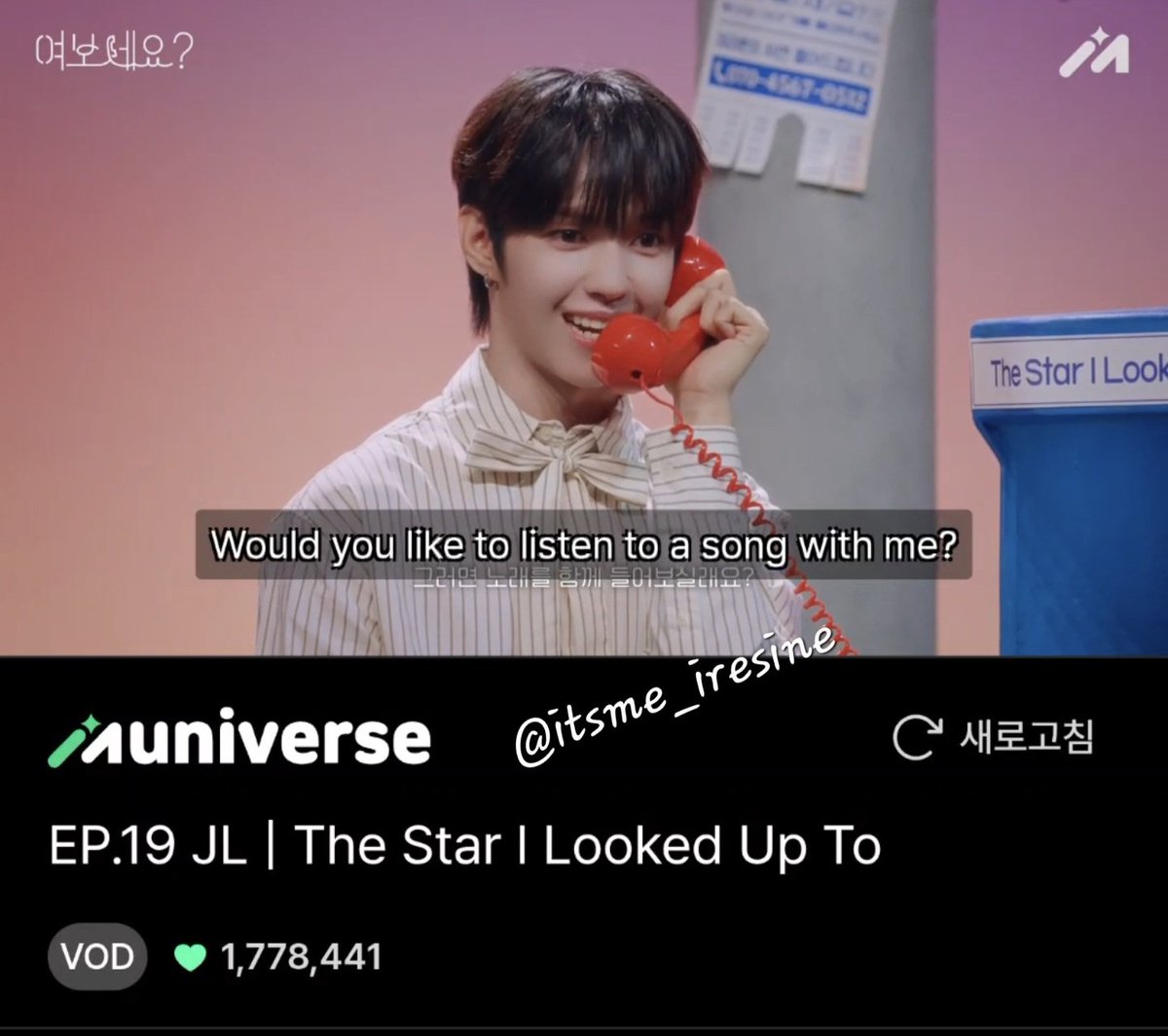 itsme_iresine's tweet photo. @muniverse_io Listening to his voice have always given me comfort especially during hard days.
Thank you so much for giving him this chance to showcase how talented he is and how healing his voice sounds like. 💕
#여보세요_제이엘 #Hello_JL https://t.co/FzkY05sauC