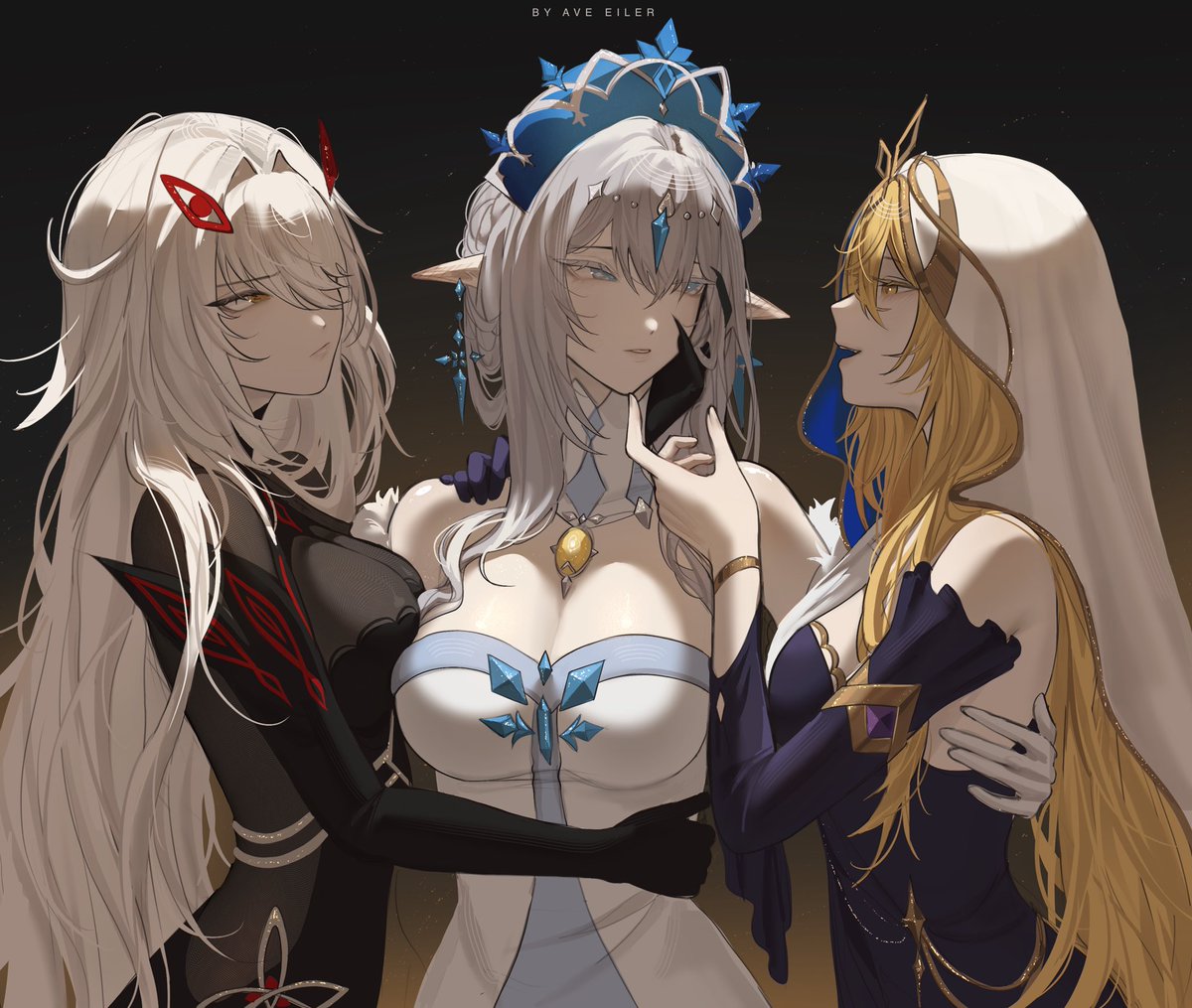 eilerchan's tweet photo. I think they’re talking about something serious 

#ronova #tsaritsa #rhinedottir https://t.co/ubPUw7kQ2h