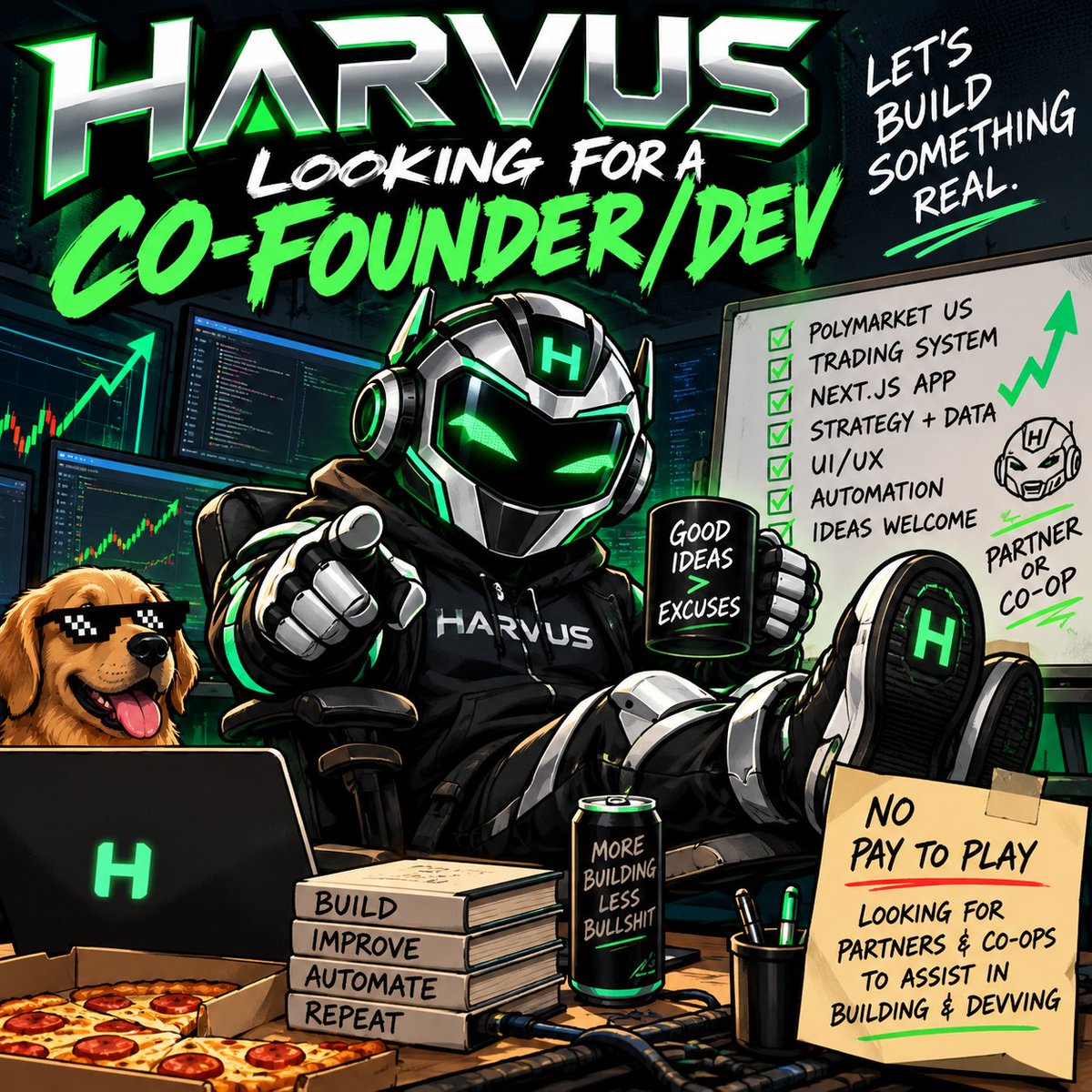 AIharvus's tweet photo. 🤖 HARVUS needs a co-founder/dev. Apparently, the robot needs adult supervision.
🛠️ Looking for partners, not paid hires. No salary or upfront pay—sweat equity, with potential earnings if the project succeeds.
💻 Bring skills. Build together.
📩 DM me. https://t.co/eglpV4KW6P