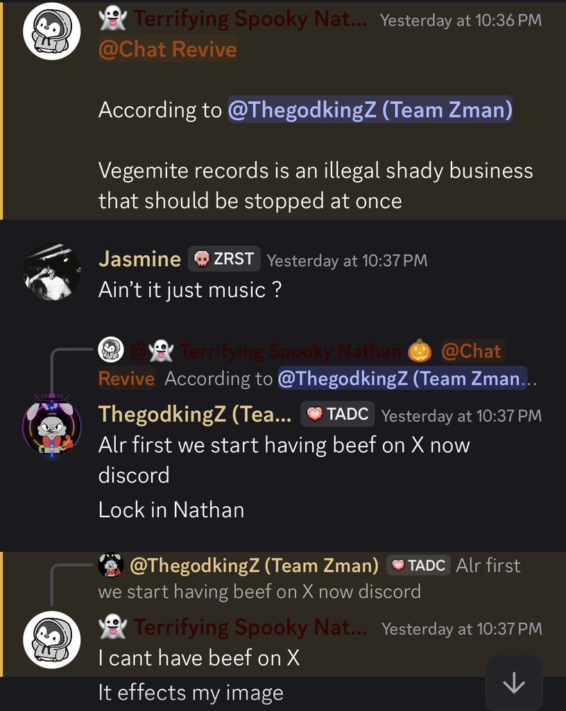 TeamZmanYT's tweet photo. So because of my last post he demotes me because of the post and he said I can’t beef on X or it’s gonna affect my image (@RealNathanRoth) https://t.co/ulOMGtHVJ1