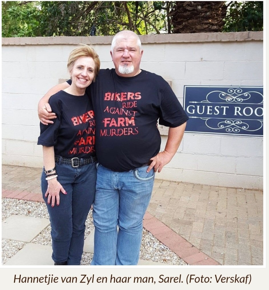 magicdan60's tweet photo. This is Hannetjie van Zyl.

Last night, 5 October, Hannetjie was attacked at a farm on the Doornpan road in the North West.

According to information circulated by the local emergency network, she was attacked shortly after 19:00 when she stopped at the gate of the property to open it. She was struck over the head by her attacker or attackers.

She was rushed to hospital.

Tragically, we have since received the news that Hannetjie did not survive.

A woman went home, stopped to open a farm gate, and was attacked and killed.

Behind every crime statistic is a person. A family. Friends. A community that now has to deal with the consequences of another violent farm attack.

Rural communities cannot simply be expected to accept this level of violence as part of life in South Africa. Rural policing, crime intelligence, properly resourced detectives and functioning rural safety structures matter. Those responsible for attacks like this must be identified, arrested and successfully prosecuted.

My condolences to Hannetjie’s family, friends and the farming community.

Rest in peace, Hannetjie van Zyl.
On FB Ian Cameron