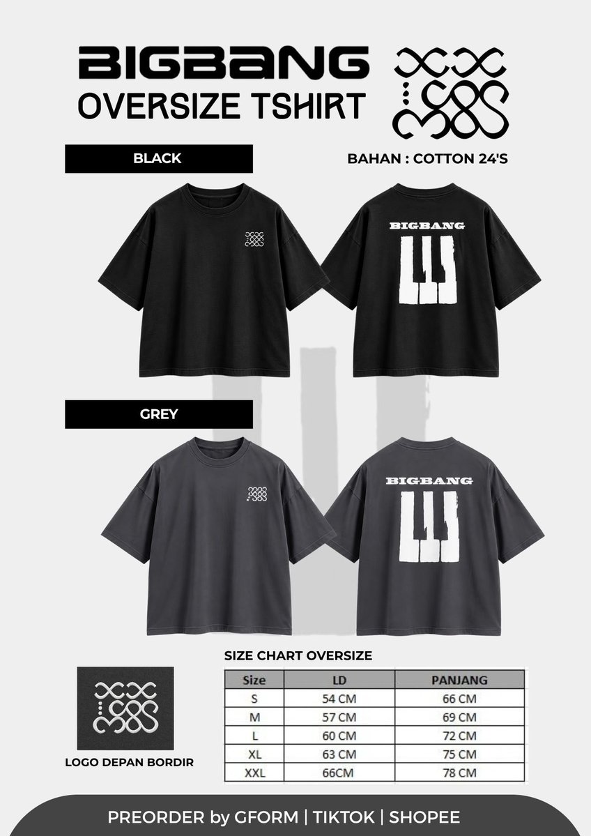 haechaniey00's tweet photo. hi VIP, aku open preorder oversize tshirt &amp; baseball cap bigbang yah
oversize shirt 110k udah bordir depannya, belakang sablon (avail croptop &amp; lengan panjang)
Baseball cap 85k free twilly yah, kalau ada yg mau aku dm form atau mau via shopee bisa yah 🫶🏻 https://t.co/ETpSNBctPG