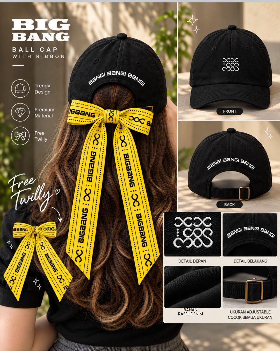 haechaniey00's tweet photo. hi VIP, aku open preorder oversize tshirt &amp; baseball cap bigbang yah
oversize shirt 110k udah bordir depannya, belakang sablon (avail croptop &amp; lengan panjang)
Baseball cap 85k free twilly yah, kalau ada yg mau aku dm form atau mau via shopee bisa yah 🫶🏻 https://t.co/ETpSNBctPG