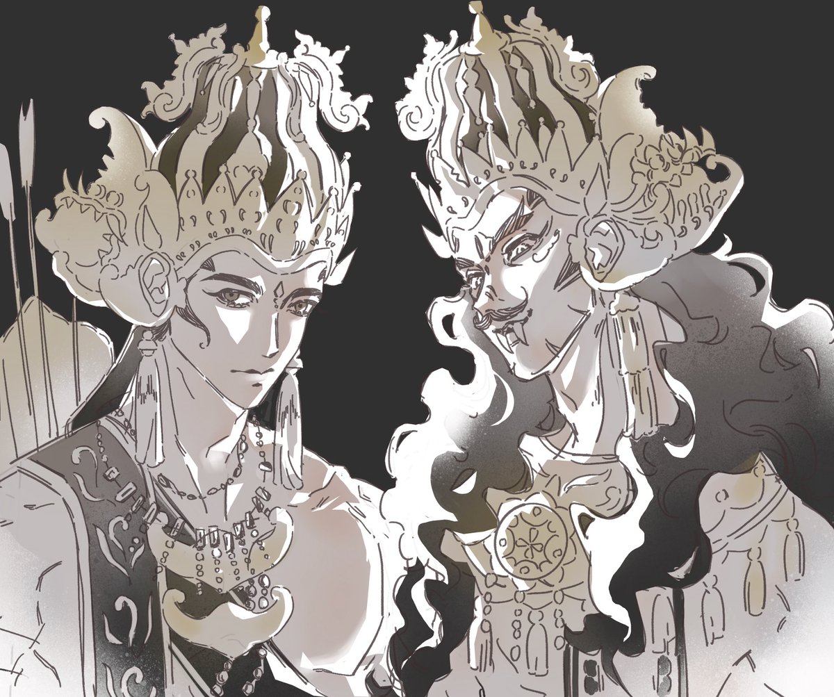 a0p1c0o4's tweet photo. Rama!Wana dynamic

#Ramayana #wayang https://t.co/PjqizqL8CQ