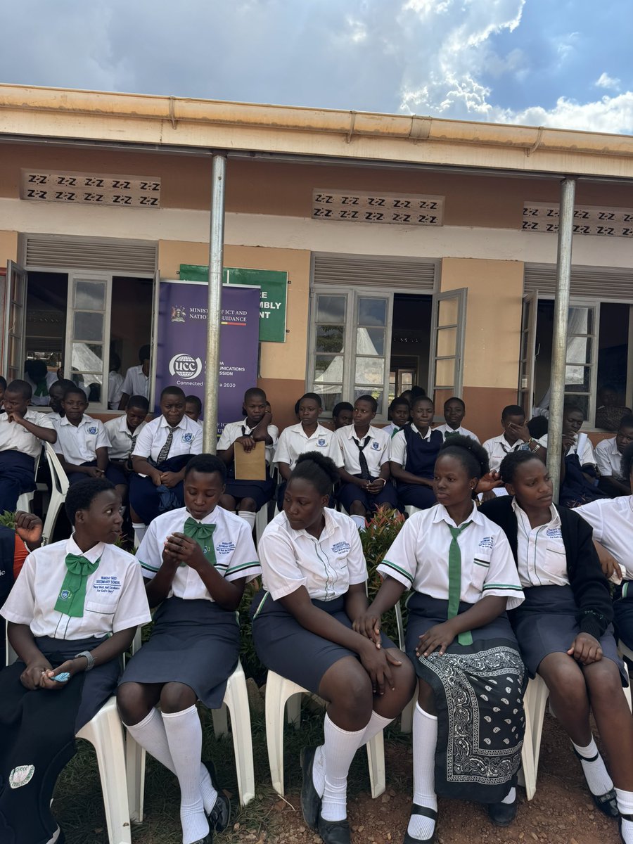 PacificEventUg_'s tweet photo. Happening now at Wakiso Seed Secondary School as the Child Online Protection Awareness Campaign continues.
Creating awareness, equipping young people with knowledge, and building a safer digital future for every child.
#ChildOnlineProtection #SmartClickSafeChild #PacificEventsLtd.