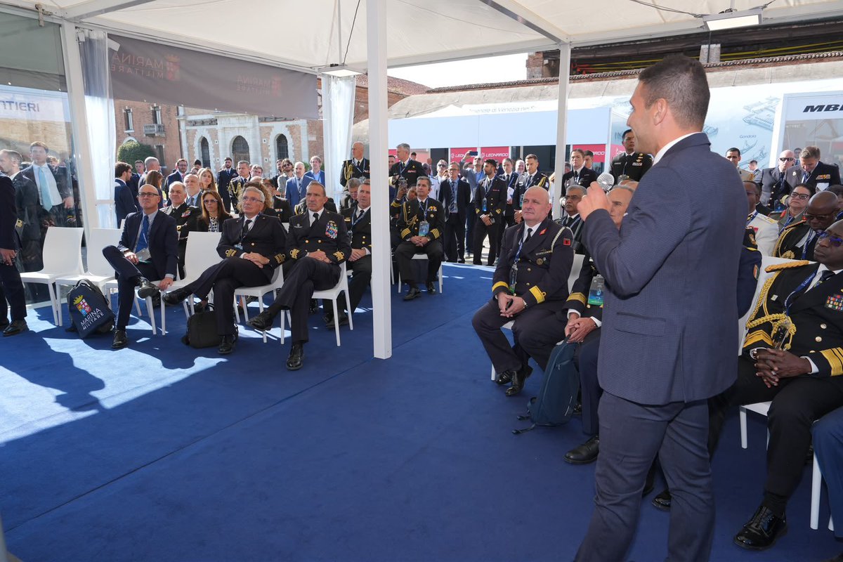 ItalianNavy's tweet photo. Per la prima volta, in occasione della XV edizione del Trans-Regional Seapower Symposium, le aziende coinvolte nella Defence Solution Exhibit mostrano come l’innovazione si traduce in capacità concrete, presentando tecnologie e soluzioni sviluppate per il dominio marittimo.
Le tecnologie spesso abilitano capacità inedite, ridefinendo scenari operativi e ponendo nuove sfide strategiche. Un’occasione per avvicinare ancora di più Marina e industria, condividere competenze e mettere a confronto esigenze operative e nuove soluzioni tecnologiche.
Innovare significa connettere capacità, integrare soluzioni e generare sinergie nell’intero dominio marittimo, rafforzando la capacità di proteggere le infrastrutture critiche e garantire flussi sicuri e resilienti di persone, merci, energia e informazioni.

#ItalianNavy #TRSS2026 #SeapowerSymposium

For the first time, during the XV Trans-Regional Seapower Symposium, companies participating in the Defence Solution Exhibit are demonstrating how innovation translates into tangible capabilities, showcasing technologies and solutions developed for maritime domains.
Technologies often enable unprecedented capabilities, redefining operational scenarios and posing new strategic challenges.
An opportunity to bring the maritime sector and industry even closer together, to share expertise and to compare operational needs with new technological solutions.
Innovation means connecting capabilities, integrating solutions and generating synergies across the entire maritime domain, while strengthening the ability to protect critical infrastructure and ensure secure and resilient flows of people, goods, energy and information.