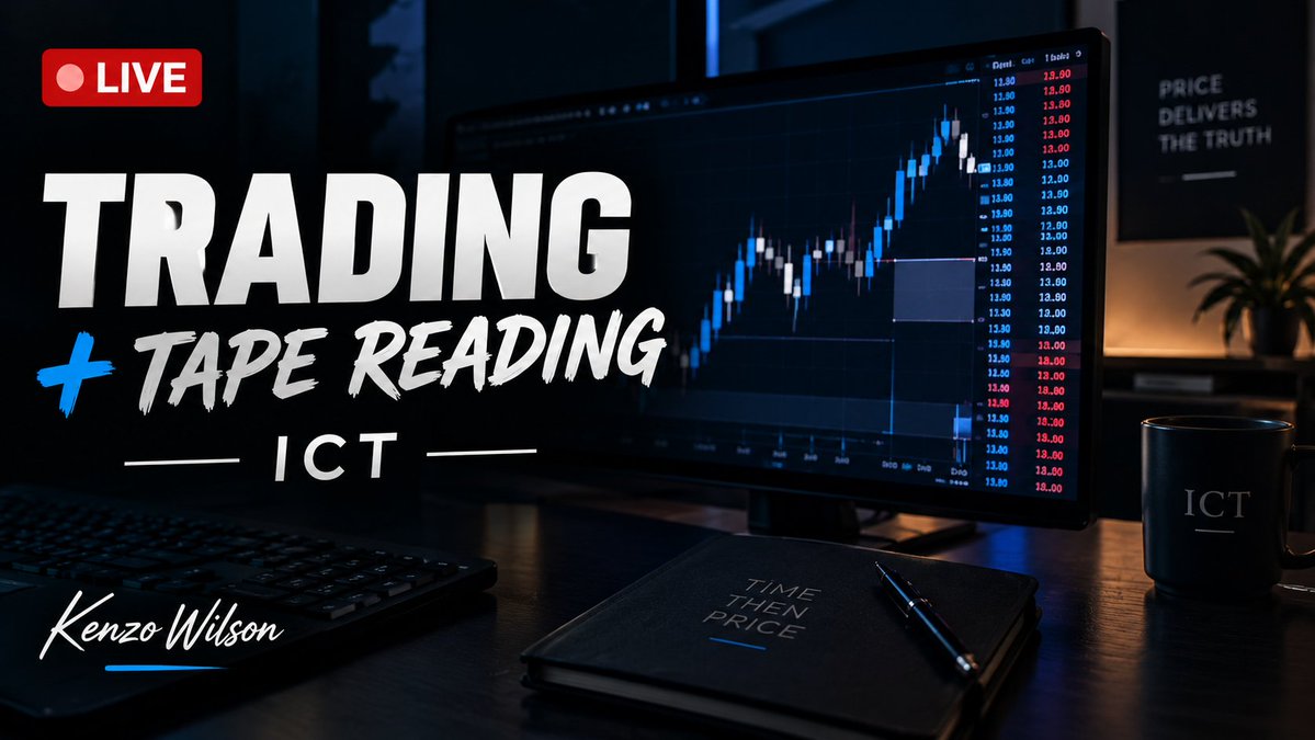 WilsonKenzo's tweet photo. LIVE TRADING !!! 🔴🎥

Sur ma chaine Youtube. Lien en Bio !!! 📎

Tape Reading avec les concepts ICT ! https://t.co/x0dOyCpN4M