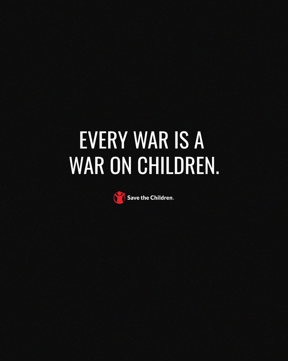 SavetheChildren's tweet photo. Three years ago today, 39 Israeli children were killed. In the ensuing war, more than 21,000 children in Gaza have been killed. Regardless of where they are, every child should be safe and protected from the consequences of conflict.

Today, 1 in 8 children in Gaza are suffering chronic, long-term malnutrition and nearly all are displaced from their education with schools damaged or destroyed. Recently updated satellite imagery from Google Earth reveals the utter devastation.

These are facts, not positions, and with each broken ceasefire, the world is failing these children.

As yet another winter approaches, children must be put first. End the violence. Protect every child. Enact a permanent ceasefire now!