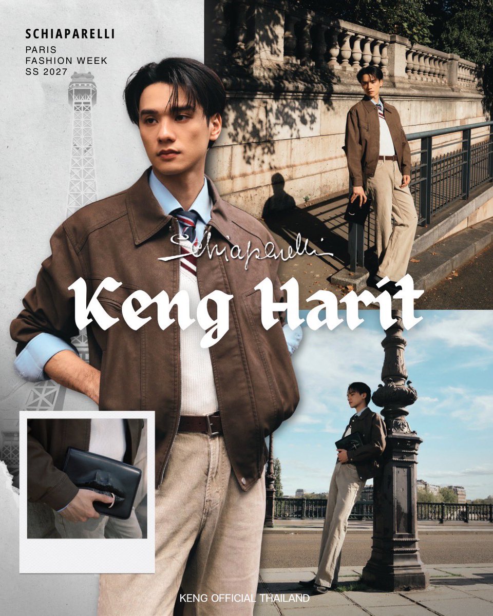 2KengOFCTH's tweet photo. 📊 The Final Countdown to #PFW EMV  — #KengHarit 

Paris vibe on point! Loving this Schiaparelli look and bag on KengHarit. ✨💼

• Tag & Mention พี่เก่งน้องน้ำปิง และแบรนด์
สามารถเพิ่มยอด emv ได้เช่นกันนะคะ สลับกับ Comment ได้เลยน้า~
• แต่เน้น Comment IG พี่ดาราเป็นหลักนะคะ

KENG NAMPING IN PARIS FW27
#SchiaparellixKENGNAMPING
#Schiaparelli #KengNamping