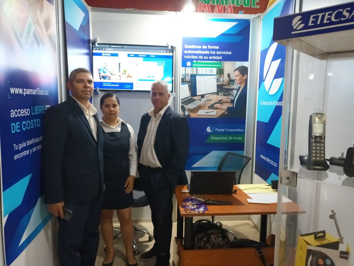 ETECSAGranma's tweet photo. División #EtecsaGranma en la Feria Internacional de Negocios Bandec #FINBAG2026 @LidiaHid @AnalaisyG @FonsecaOsmely https://t.co/es3kUCvhg2