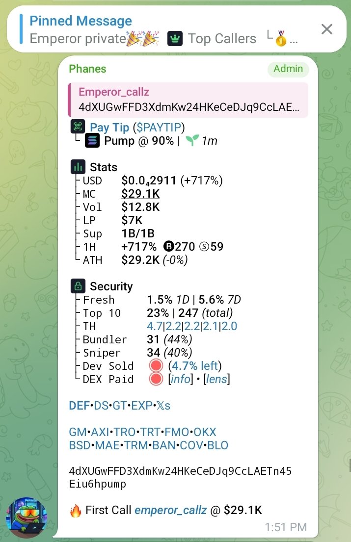 emperor_callz's tweet photo. $PAYTIP
CA

4dXUGwFFD3XdmKw24HKeCeDJq9CcLAETn45Eiu6hpump
#solanamemecoin #memecoin #memecoin1000x https://t.co/vWe3aUyuxm