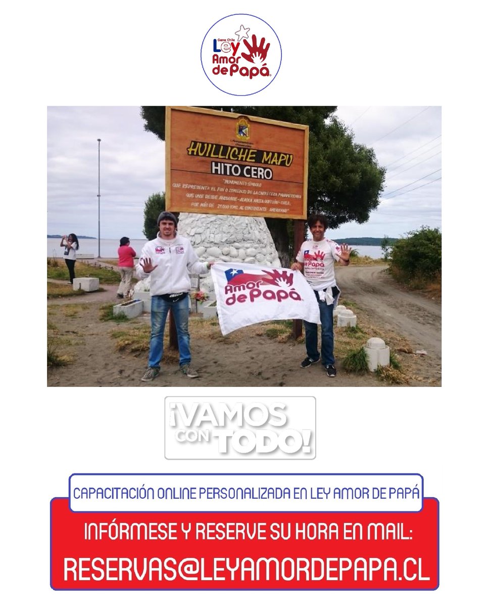 AmordePapa's tweet photo. Cada minuto que pasa, cada hora, cada día la DESVINCULACIÓN que se genera con sus hijos puede llegar a causar un DAÑO IRREPARABLE para ellos y para usted

Le invitamos accionar bien informado y capacitado en defensa de derechos de sus hijos y los suyos:
reservas@leyamordepapa.cl https://t.co/ur3Cd0jKNZ