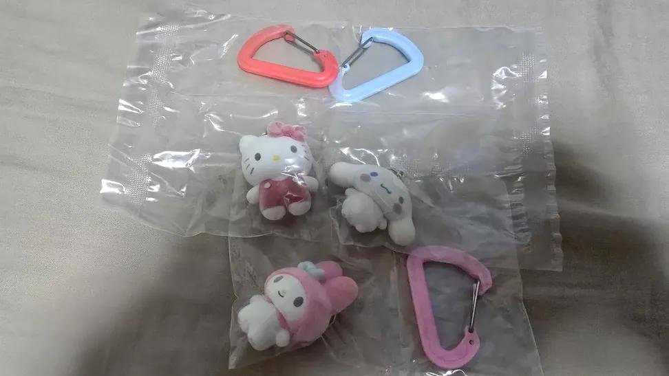 parkyooa_'s tweet photo. サンリオ ガチャ 交換 買取 カラフルカラビナマスコットチャーム

【譲】
キティ シナモロール マイメロディ
【求】
ポチャッコ ×2(最大)
or 定価+送料

条件いい方優先していただきます。
お気軽にお声掛けください https://t.co/SDQNhUhNln