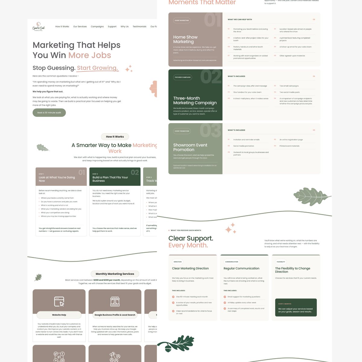 tiffrentamine's tweet photo. Website redesign for Opal &amp; Oak Marketing, focused on creating a cleaner and more engaging experience with improved visual hierarchy, navigation and content presentation across desktop and mobile.
🔗 https://t.co/VADdqjLDvt
🌐 https://t.co/NWLpg60qO8 https://t.co/Mp278dpE8n