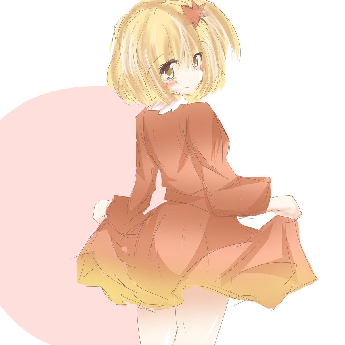 supako233's tweet photo. 秋がやってきた！　ちょっと寒いなぁ… 秋静葉ちゃんで温まりたいです←？？？　#東方Project https://t.co/2mfFLXNC4m