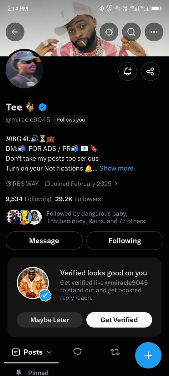 Clintonchan_'s tweet photo. See who just followed back mehn🍃🙈
@miracle9045 https://t.co/P6O4ow0tN3
