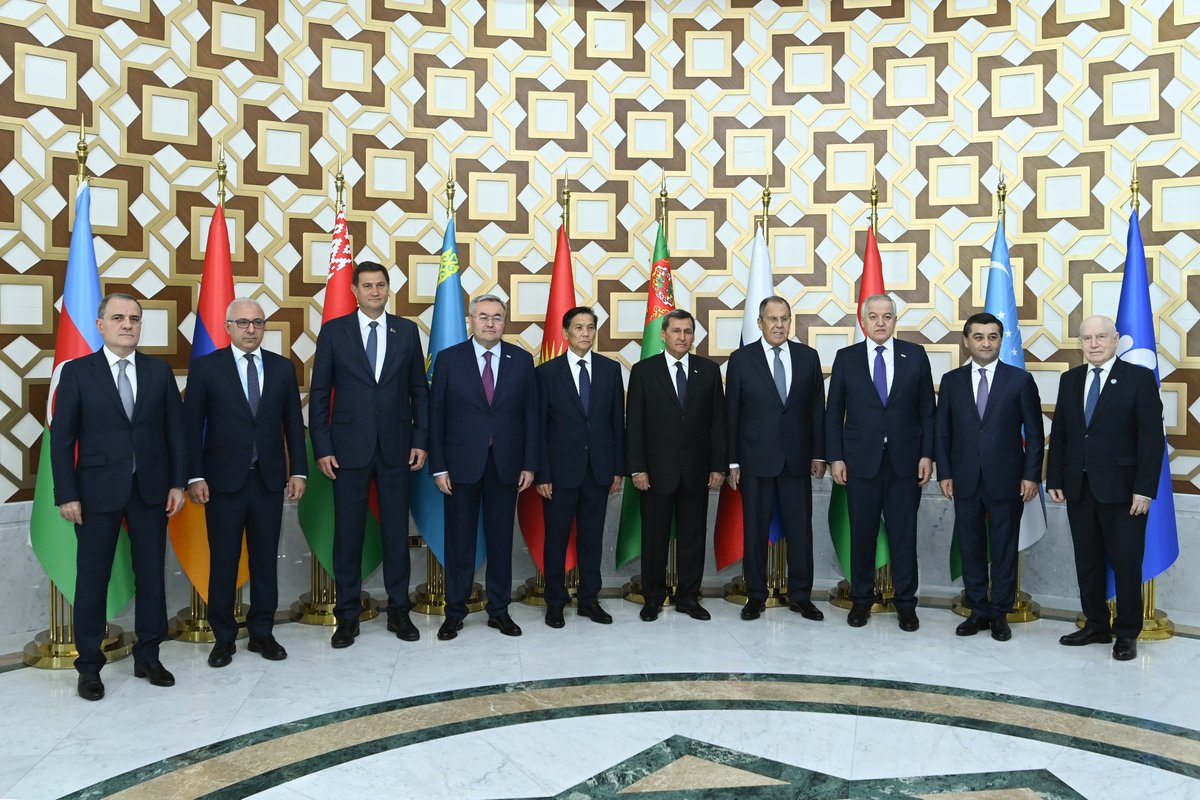 Bayramov_Jeyhun's tweet photo. Pleased to participate and address the CIS Council of Foreign Ministers meeting in Awaza during my working visit to Turkmenistan.

We focused on expanding our mutually beneficial trade, economic, and humanitarian cooperation amidst growing global turbulence, emphasizing strict adherence to international law as the foundation of regional stability.

I highlighted Azerbaijan’s contributions to regional connectivity through our large-scale investments in port and railway modernization, consistently driving the capacity and resilience of the East-West and North-South transport corridors.

We remain fully committed to translating our multilateral partnerships into tangible economic growth, reliable transit networks, and long-term security for our peoples.

#CIS #Azerbaijan
