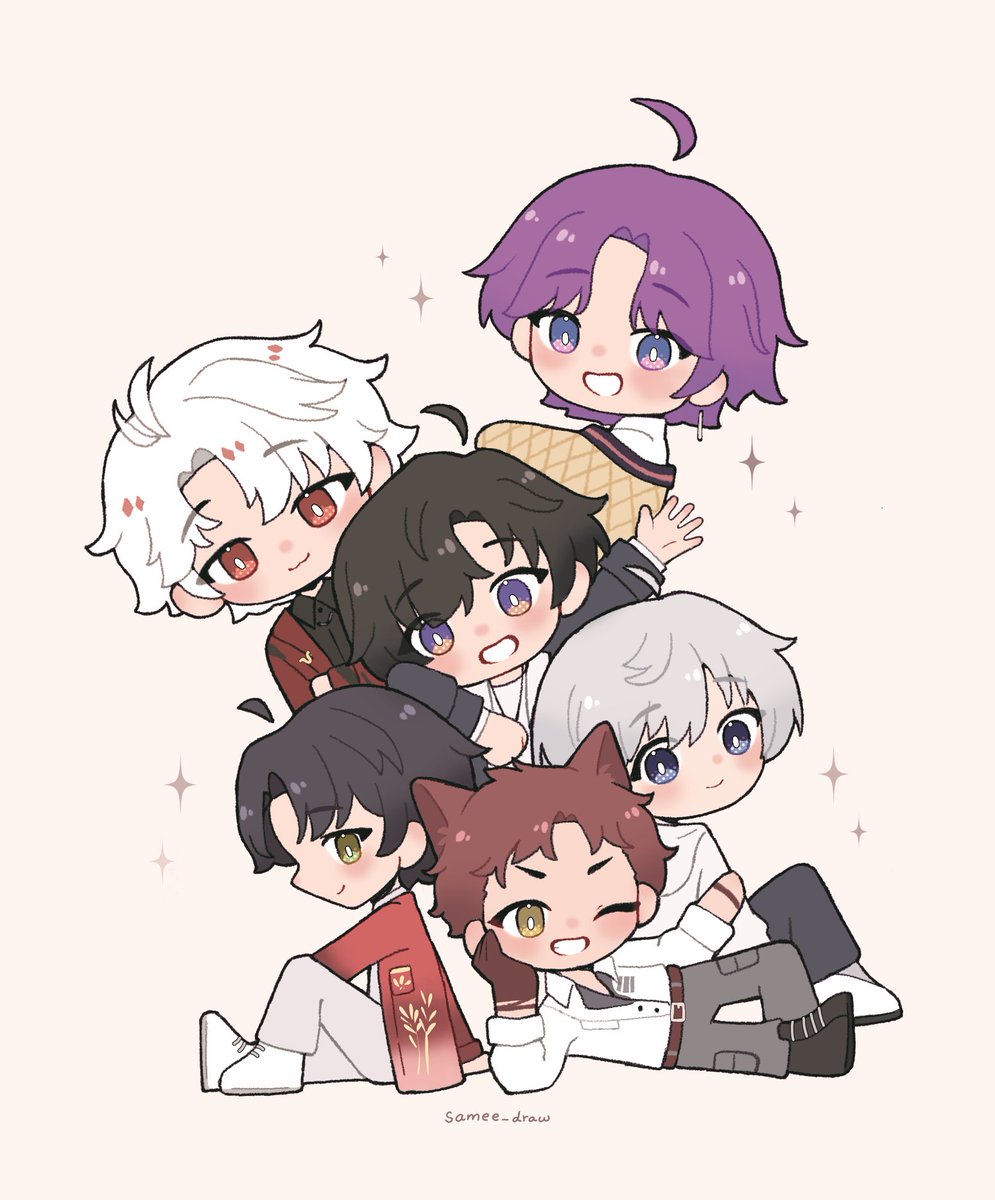 samee_draw's tweet photo. Thank you sm @albie_ko  for commissioning me. I got to draw all of them once again ^⁠_⁠_⁠_⁠_⁠_⁠_⁠_⁠_⁠_⁠^
Vgen:
https://t.co/8Z1QB1XFIL
#vgen #vgencomms #illustration #artmoots https://t.co/ObjBO6Vnjc