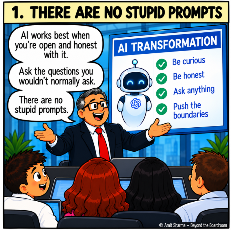 amits_here's tweet photo. Your prompts can be held against you in court.

They said there are no stupid prompts.

Just some you might prefer not to see labelled “Exhibit A”. 😂

#ResponsibleAI #AIGovernance #FinancialServices #OnlyJoking https://t.co/TBIj7ybXBB