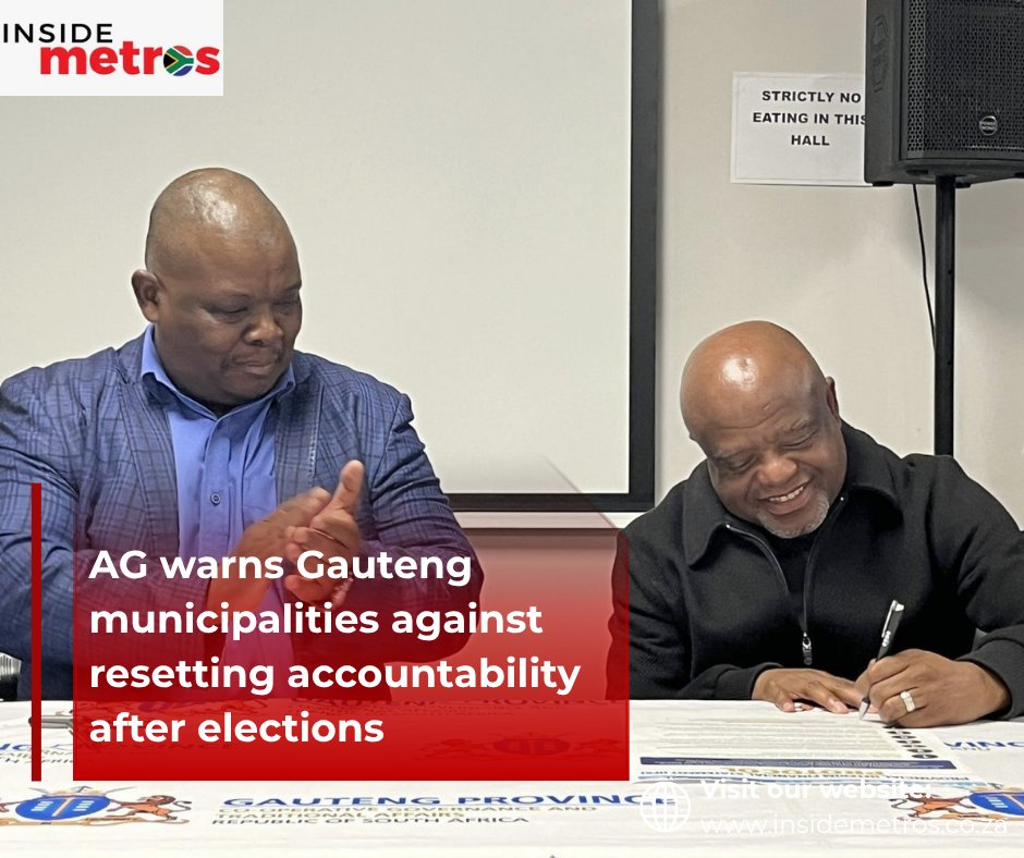 insidemetrosza's tweet photo. The Auditor General says audit action plans, financial recovery plans and consequence management must continue despite changes in political leadership.
Read the full story on our website.
#Municipalities #PublicFunds
#SouthAfricaNews
#InsideMetros https://t.co/RGmYfRfKjo