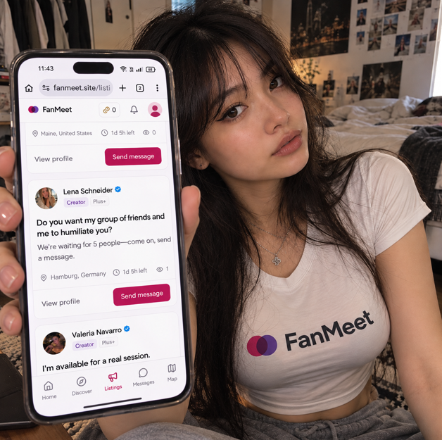 fanmeetsite's tweet photo. https://t.co/frmhO0SvV6 is live🥳

 Sign up now and discover the Dommes/subs closest to your location. https://t.co/v5bVXNJYof