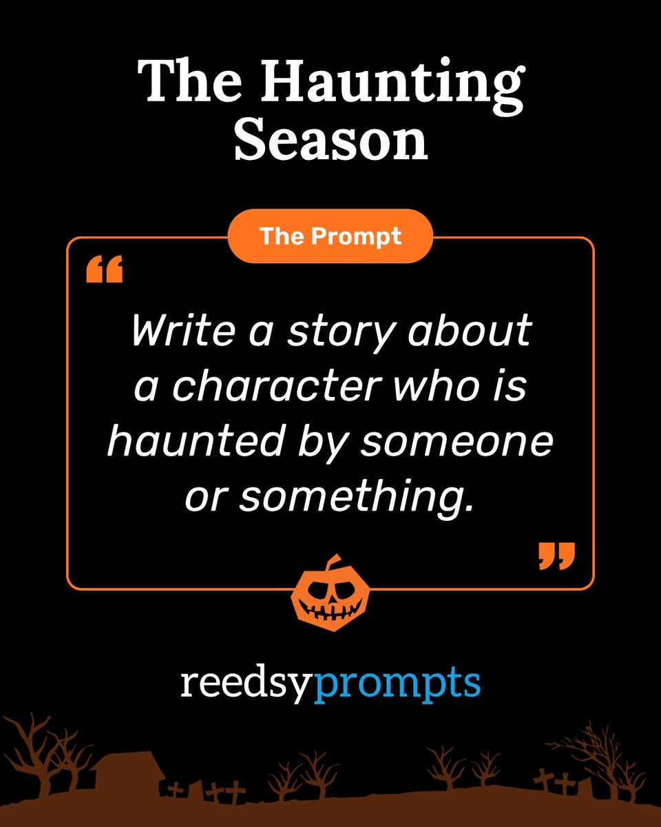 ChrisFielden's tweet photo. The awesome @ReedsyHQ are running a one-off prompts contest in October: The Haunting Season. Closes 31st October 2026. 2,000 words min, 5,000 max. $20 entry. $1,500 prize. Winning story considered for publication in Reedsy’s literary magazine, Prompted.
https://t.co/cyzchxpRnR https://t.co/Fvf6jqW3QH