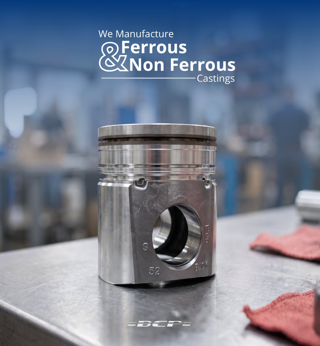 BcpLimited's tweet photo. Reliable #castings require three non-negotiables:
Scrupulous testing ✅
#Precisionmachining ✅
Application matched finishing ✅
We supply #ferrous & #nonferrous #components across sand, #gravitydie, and low-pressure casting to world-class tolerances.
#MetalCasting #UKMfg https://t.co/0DMbkqQNNv