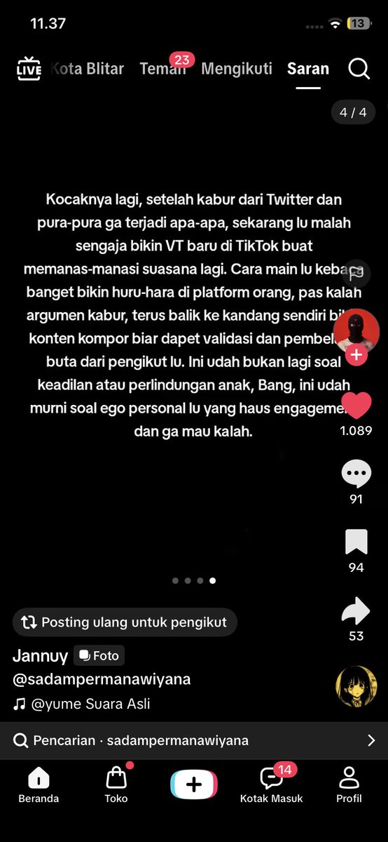 roam12890's tweet photo. Dear : @sadampermana_w https://t.co/0xMv00EsPR