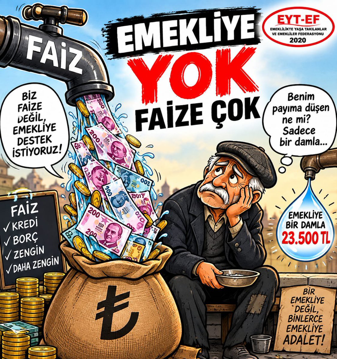 EmekliVeOfkeli3's tweet photo. #TÜİK
Hangi enflasyon düştü?
Emeklinin mutfağında mı?
Emeklinin kirasında mı?
Emeklinin pazarında mı?
Emeklinin faturasında mı?
Düştü
Bugün emeklinin yaşadığı gerçeklik ile açıklanan istatistik arasındaki uçurum  görmezden gelinemez
Adil paylaşımcı olun 
#EmekliyeYokFaizeçok https://t.co/jUIhuhvf7u