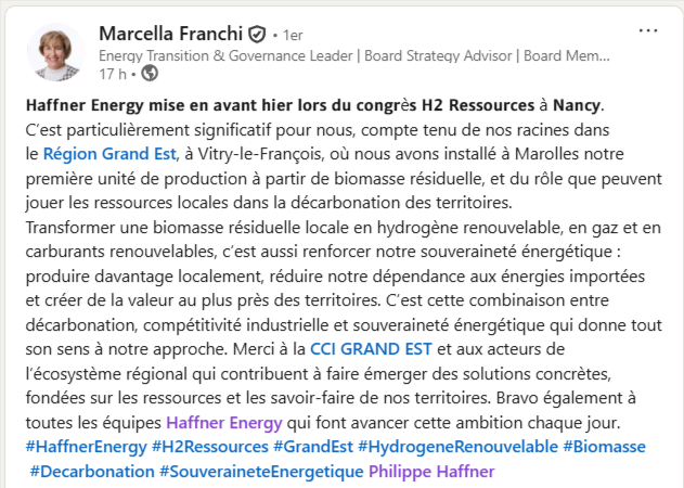 notgivingpledge's tweet photo. Marolles bouge. Des industriels, acteurs territoriaux et experts viennent découvrir la technologie #HaffnerEnergy. H₂ + énergie + SAF + biochar : produire une énergie décarbonée tout en stockant du carbone.
https://t.co/8roNKvUBri
#Hydrogen #Biochar #SAF #Biodiesel #ALHAF https://t.co/AMcmVCu6gD