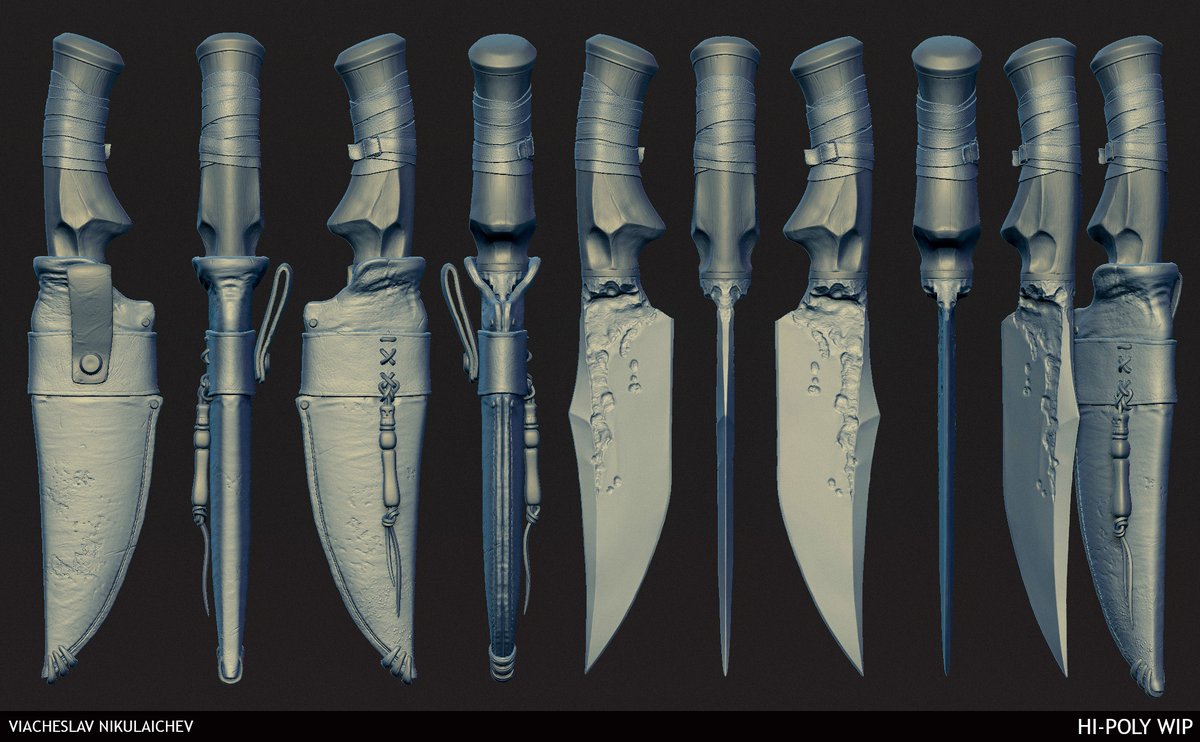 hellbrush's tweet photo. Hi! The high-poly model is done! Next up is retopology and texturing.
If you have an interesting project, let me know!

#3DModeling #PropsArtist #Props #GameArt #GameDev #Zbrush https://t.co/CR8gYJ6Ifa
