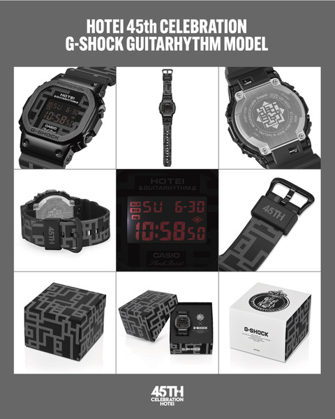 HOTEI_STAFF's tweet photo. 2026年12月よりCASIOオンラインストア及び一部のカシオ直営G-SHOCK STOREにて販売予定の「HOTEI×G-SHOCK」コラボレーションモデル第四弾。

HOTEI STOREにて先行予約販売(先着)が決定📣

【第一回】
10/14
19:00〜10/19

【第二回】
11/25
19:00〜11/30

↓詳細↓
https://t.co/yvqm3eWQya

#布袋寅泰 https://t.co/4c6ucmzrUy